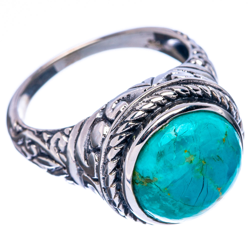 Chrysocolla Ring Size 8.5 (925 Sterling Silver) R146048