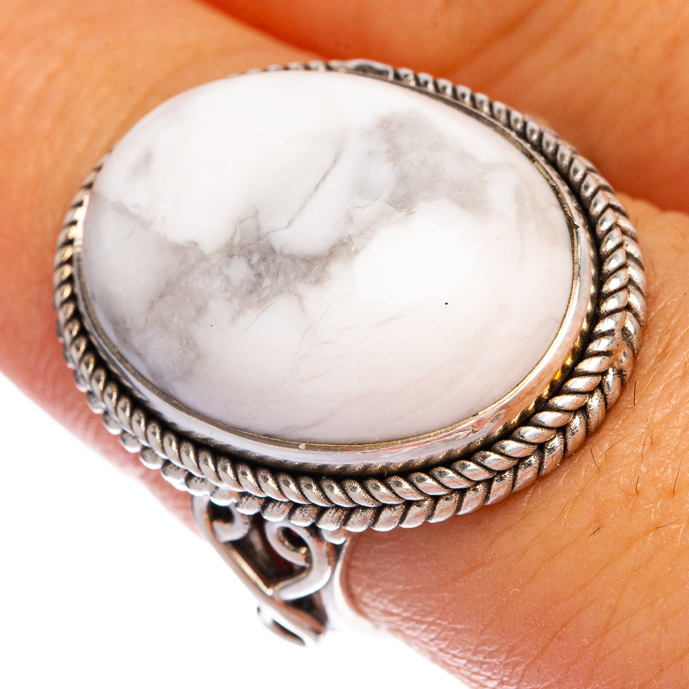 Howlite Ring Size 7.25 (925 Sterling Silver) R145336