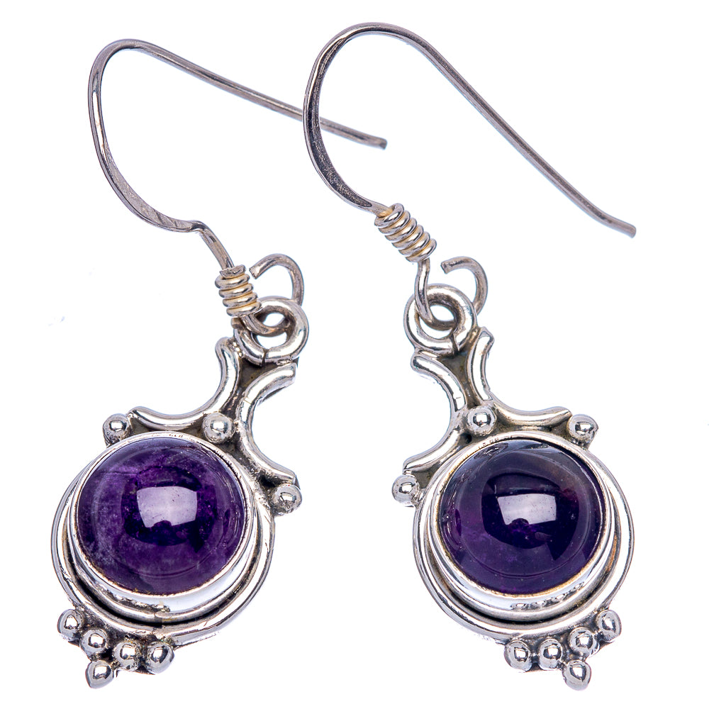 Tanzanite Earrings 1 5/8" (925 Sterling Silver) E433395