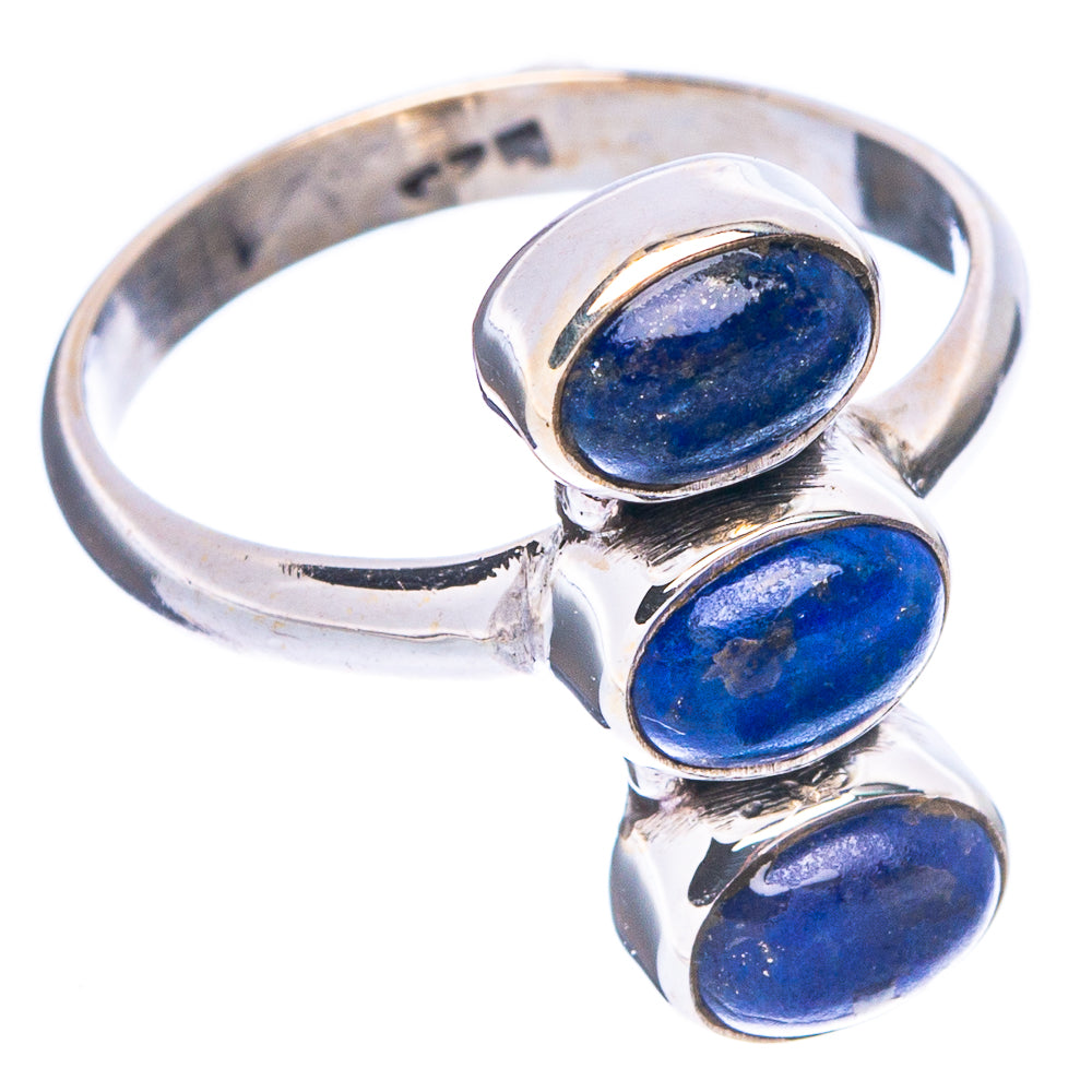 Lapis Lazuli Dainty Ring Size 7 (925 Sterling Silver) R5282