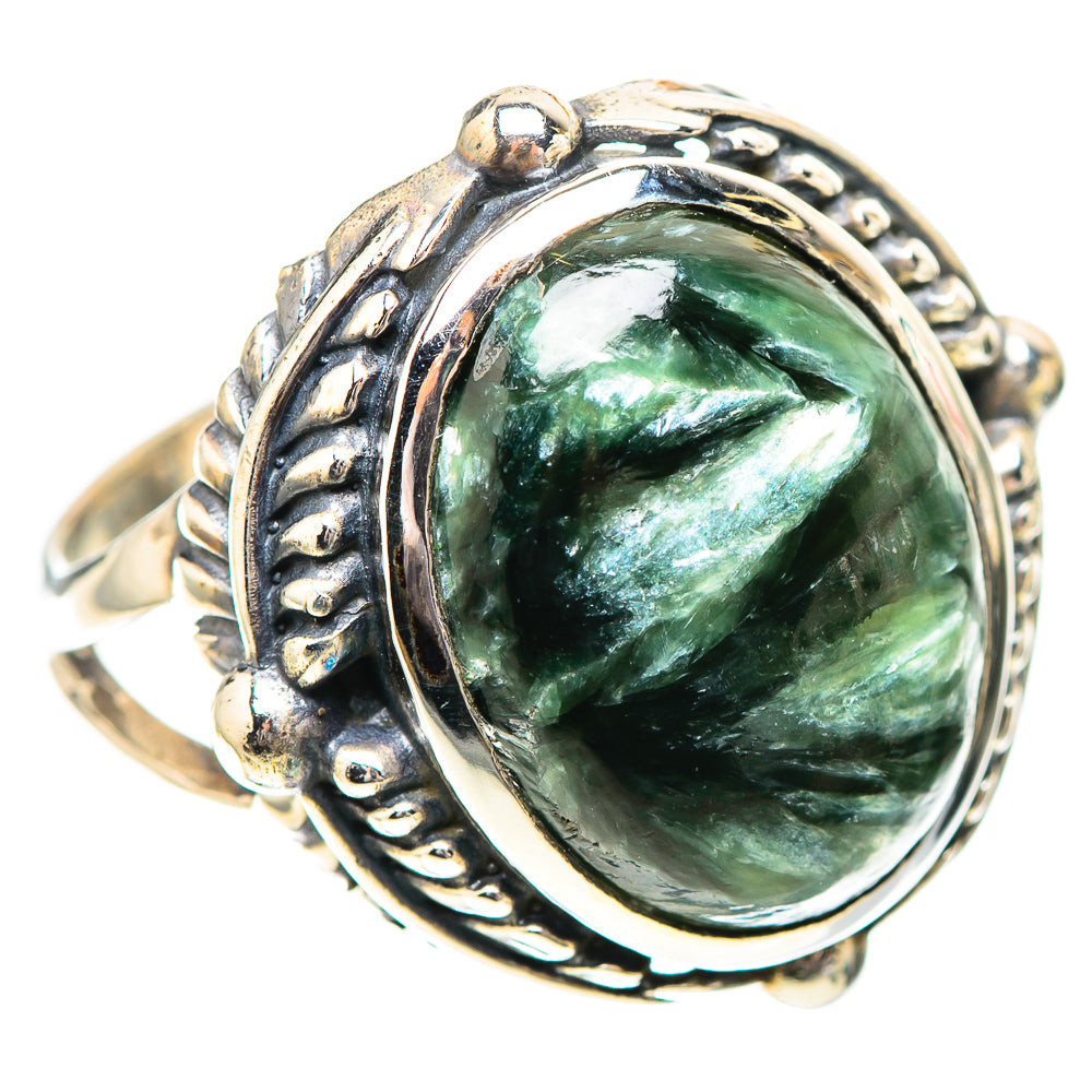 Seraphinite Ring Size 8.25 (925 Sterling Silver) RING138983