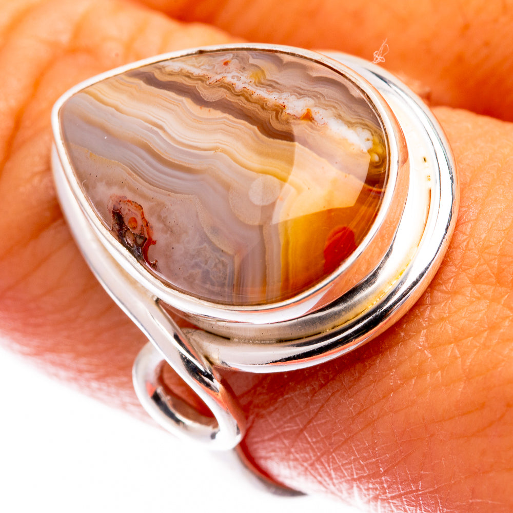 Laguna Lace Agate Ring Size 9.25 (925 Sterling Silver) R140684