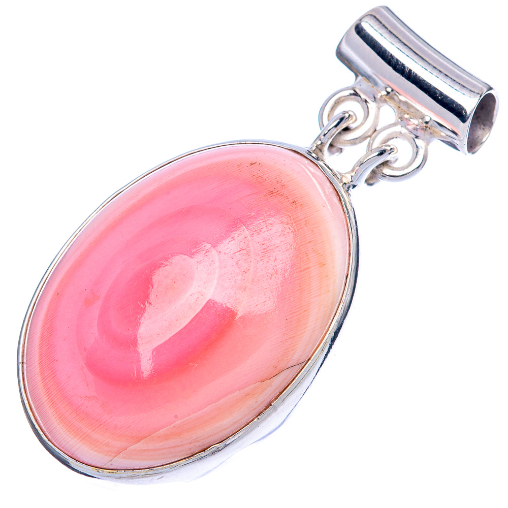 Queen Conch Shell Pendant 1 1/2" (925 Sterling Silver) P41639