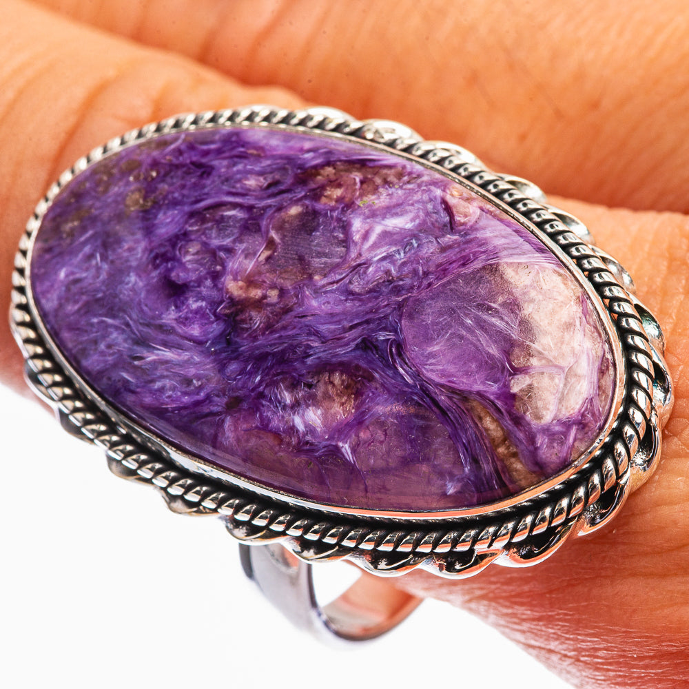 Charoite Ring Size 11.5 (925 Sterling Silver) R142064