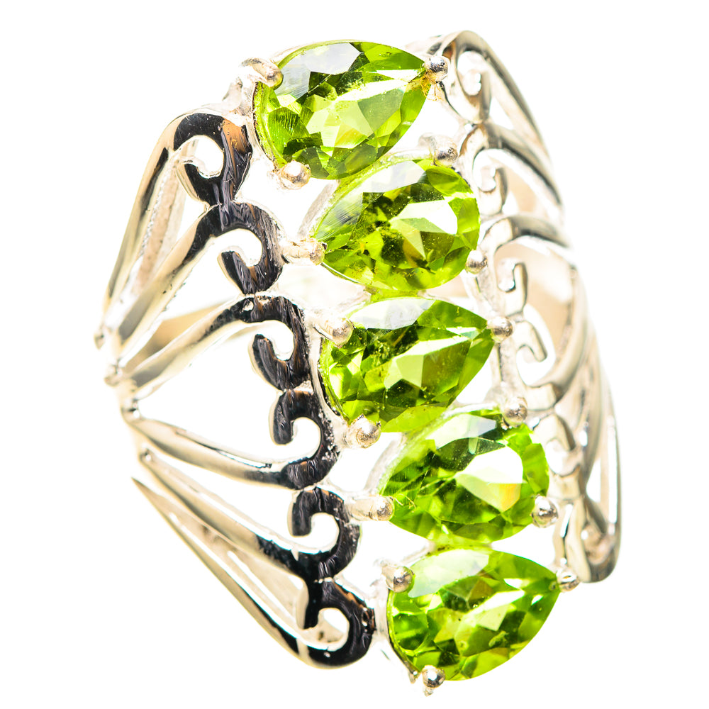 Peridot Ring Size 6.75 (925 Sterling Silver) RING138709