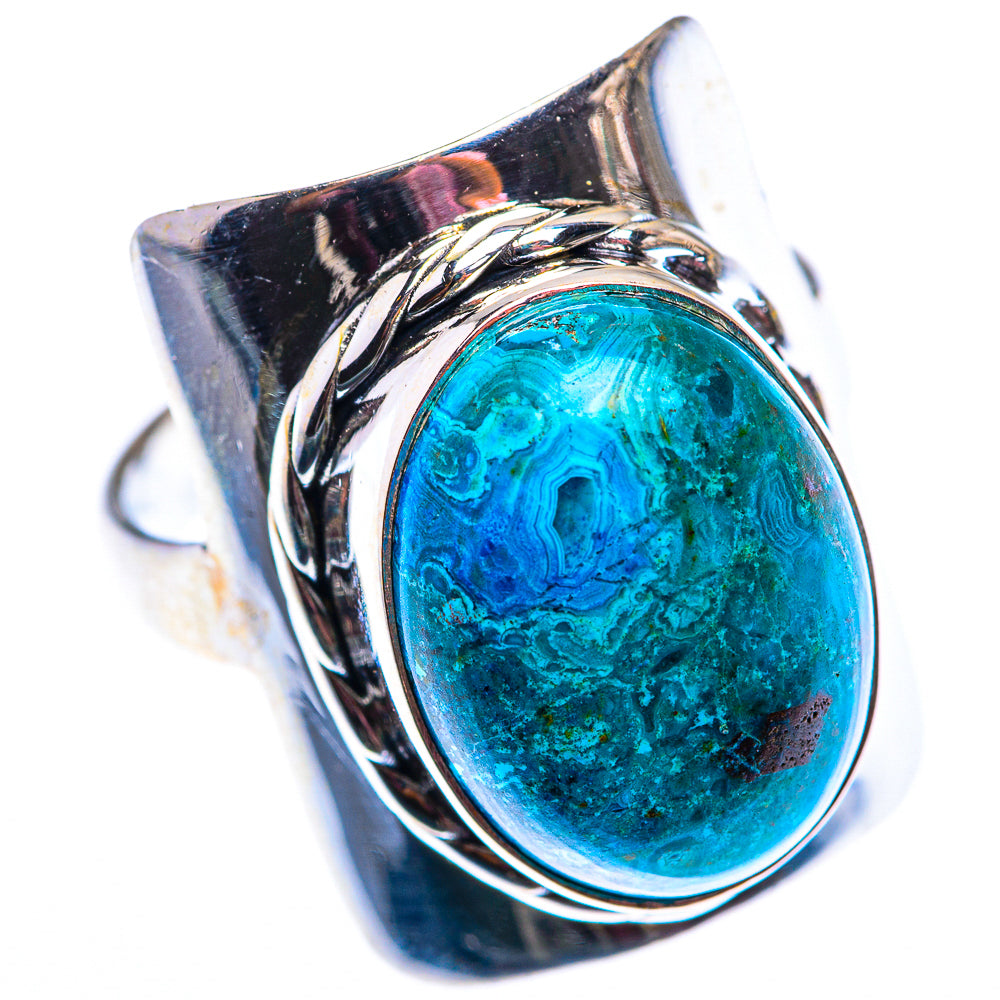 Chrysocolla Ring Size 8.25 (925 Sterling Silver) RING140146
