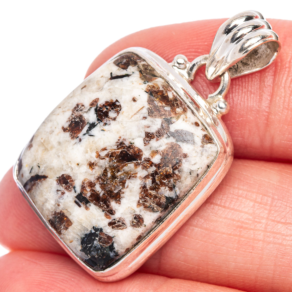 Astrophyllite Pendant 1 1/4" (925 Sterling Silver) P40480