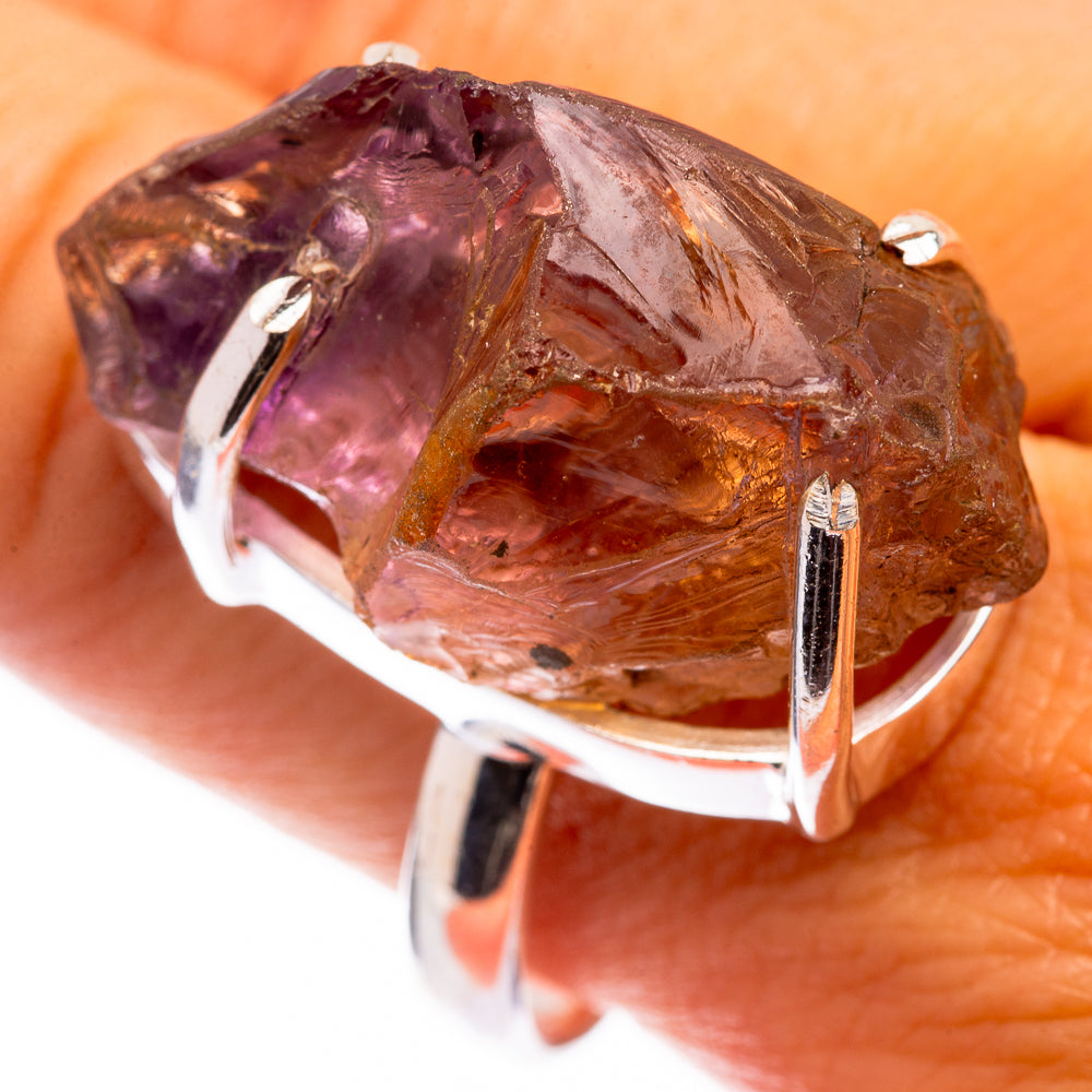 Large Raw Ametrine Ring Size 10.75 (925 Sterling Silver) R141180