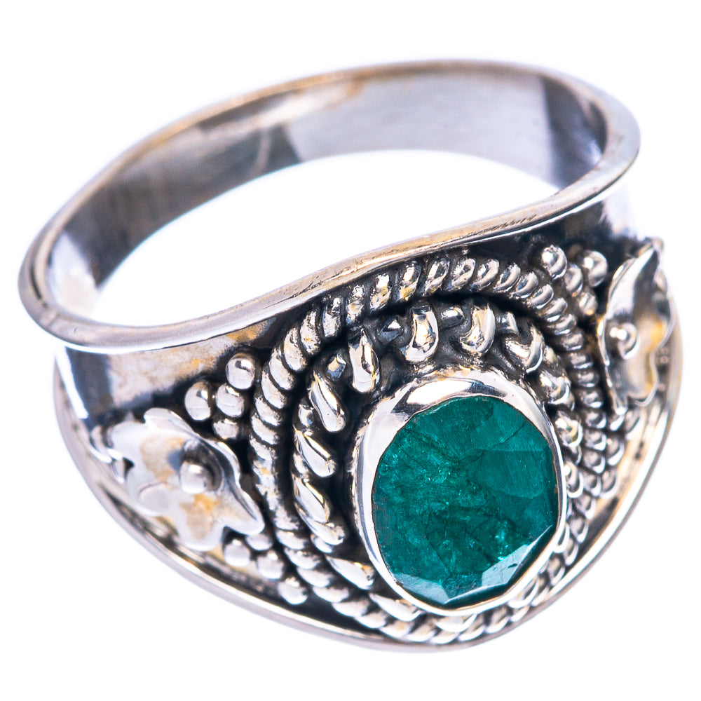 Green Sillimanite 925 Sterling Silver Ring Size 7 (925 Sterling Silver) R5427