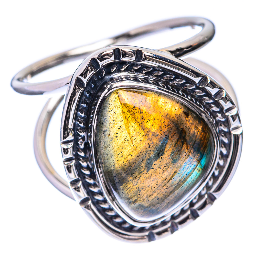 Premium Labradorite Ring Size 7 (925 Sterling Silver) R141876