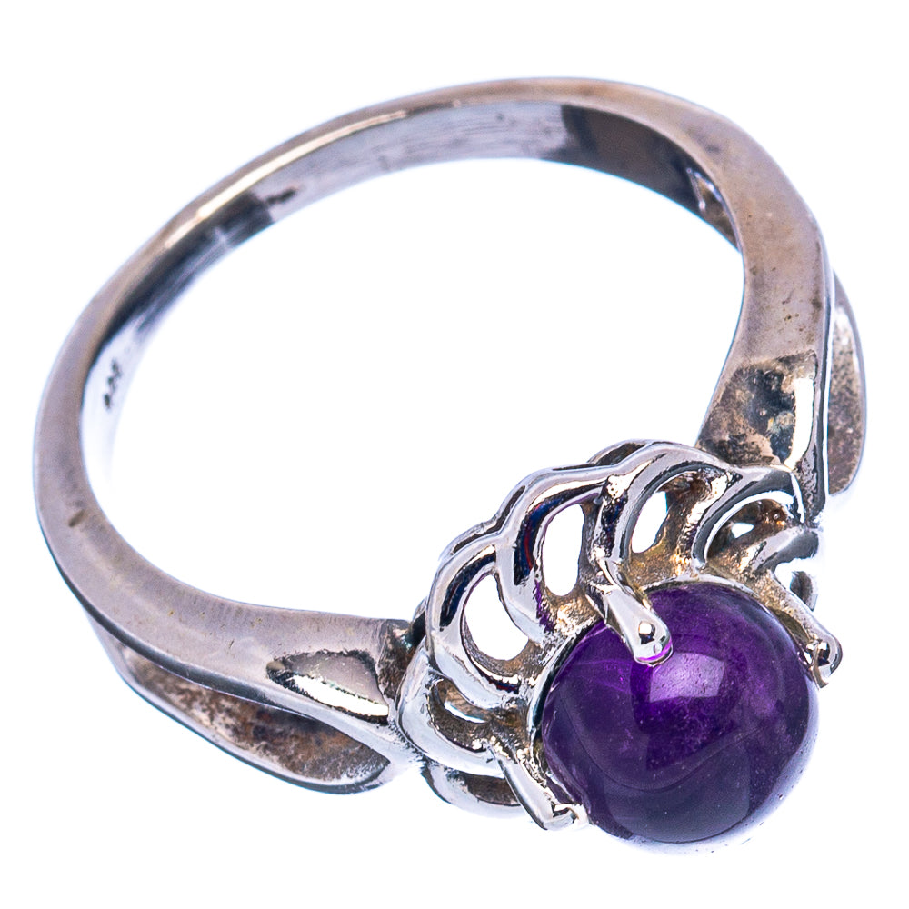 Amethyst Ring Size 7.75 (.925 Sterling Silver)