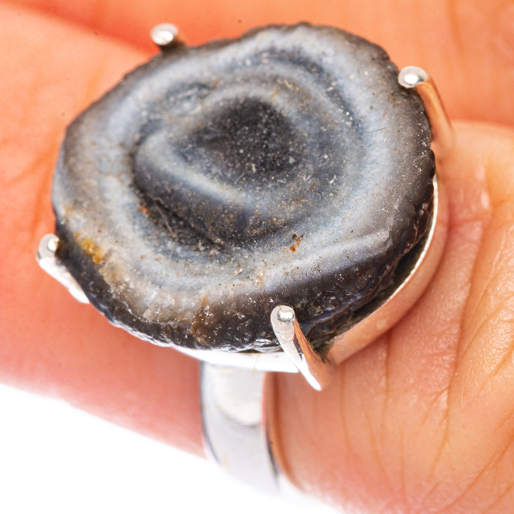 Desert Rose Druzy Ring Size 4.75 (925 Sterling Silver) R1664