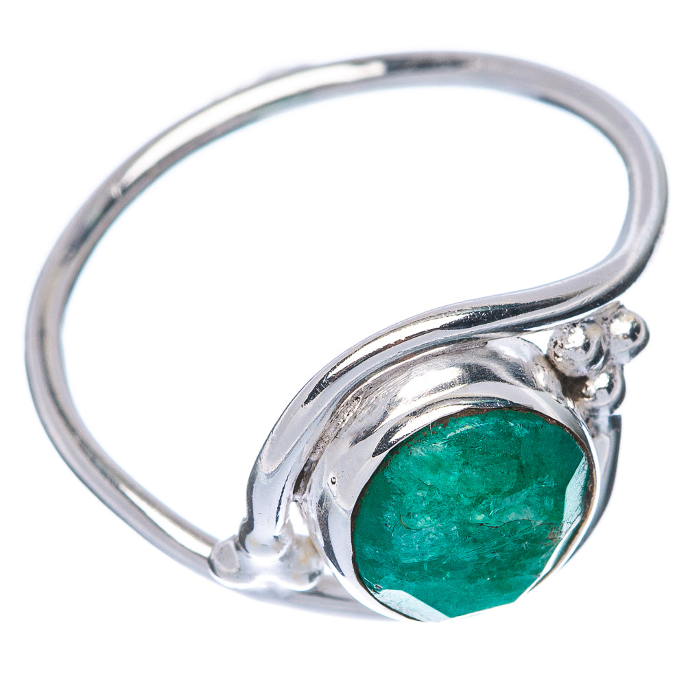 Emerald Dainty Ring Size 8 (925 Sterling Silver) R145889