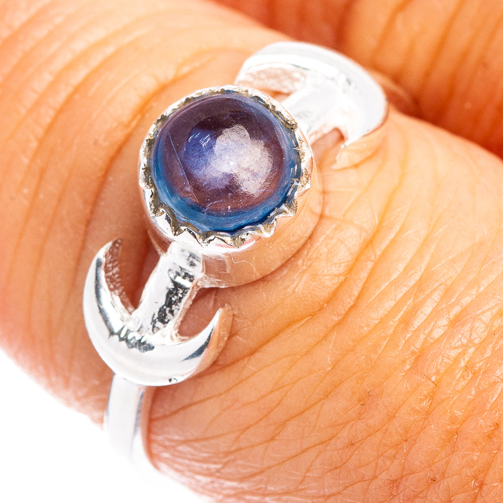 Kyanite Dainty Ring Size 8 (.925 Sterling Silver)