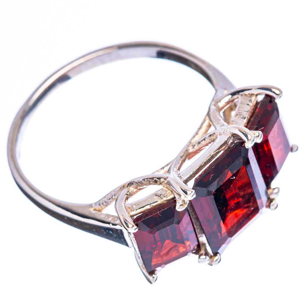Value Garnet Ring Size 6.5 (925 Sterling Silver) R3174