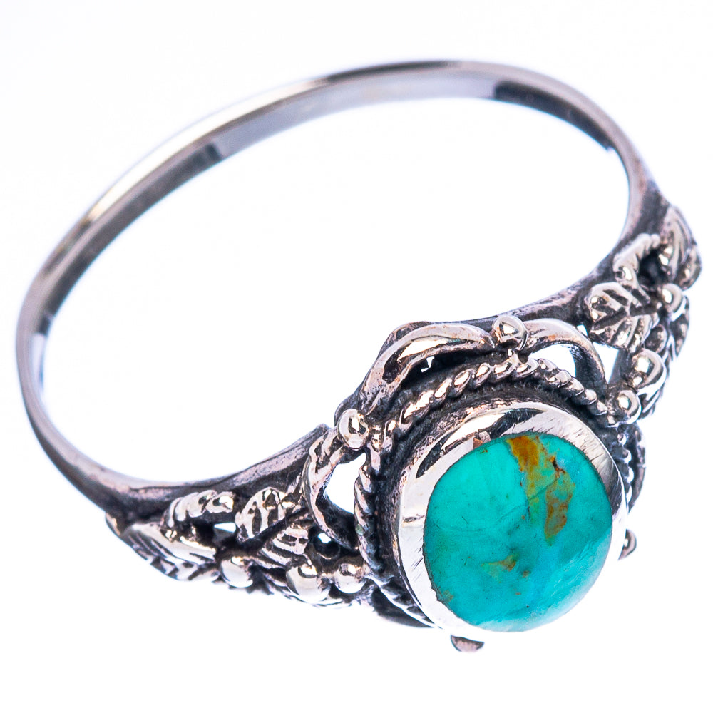 Arizona Turquoise 925 Sterling Silver Ring Size 8.5 Ana Co R2523