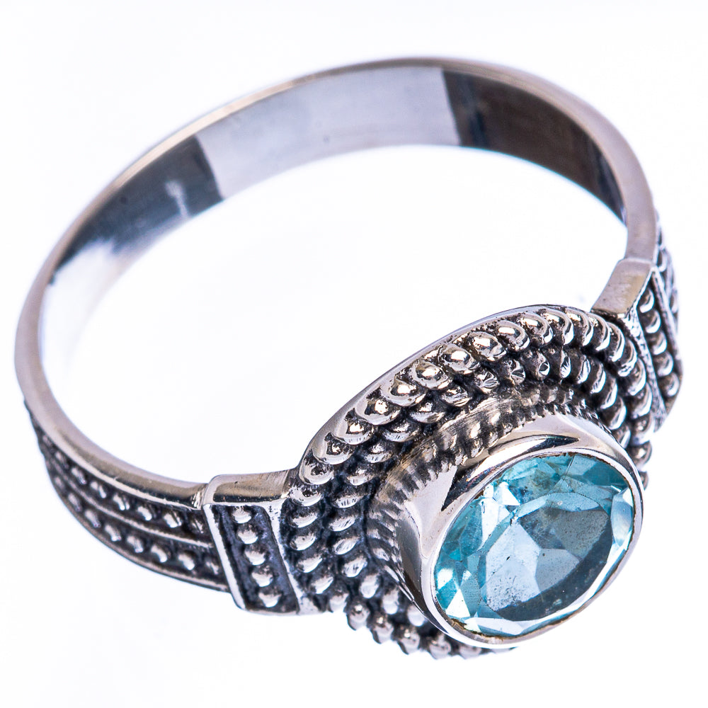 Value Blue Topaz Ring Size 9.5 (925 Sterling Silver) R3144