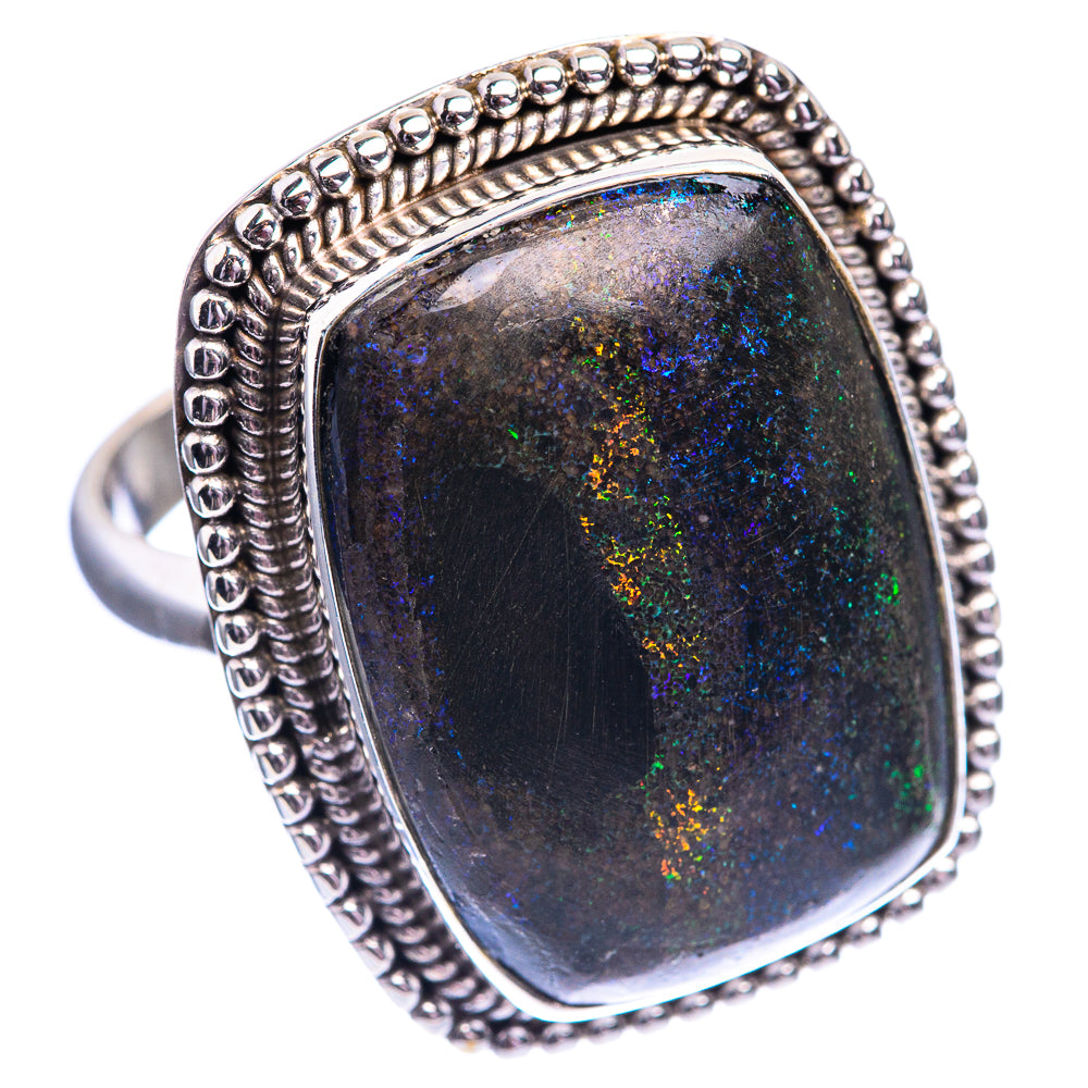 Andamooka Opal Ring Size 10 (925 Sterling Silver) R142068