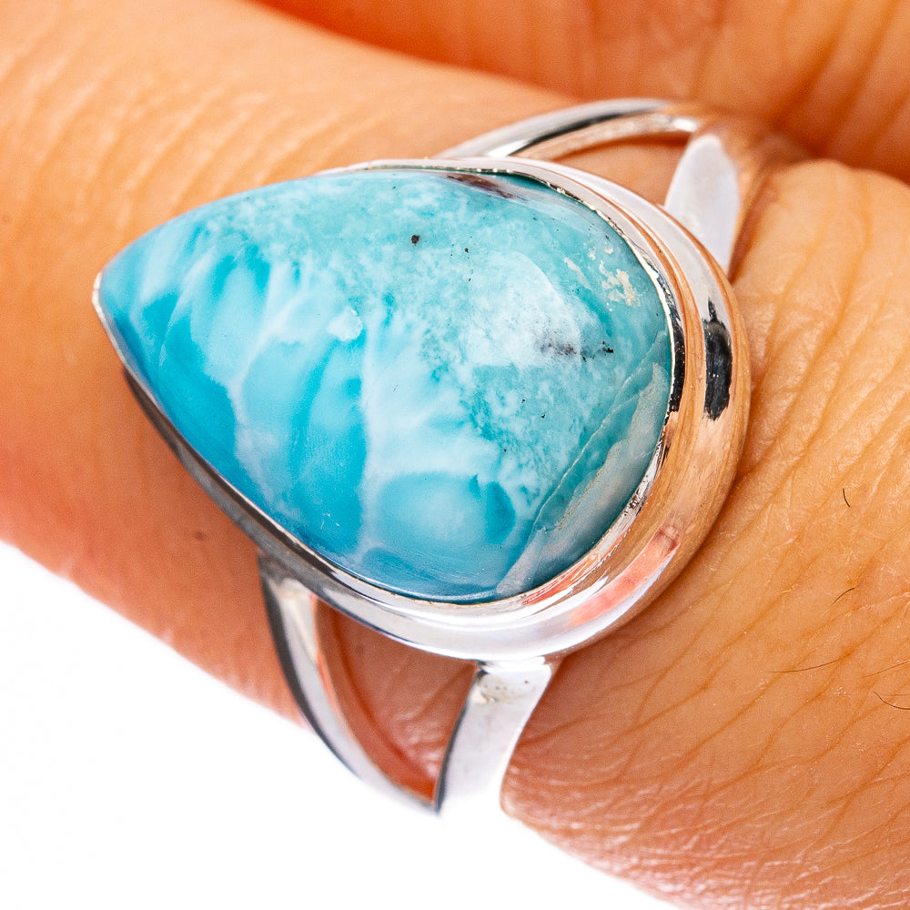Larimar Ring Size 7 (925 Sterling Silver) R146284