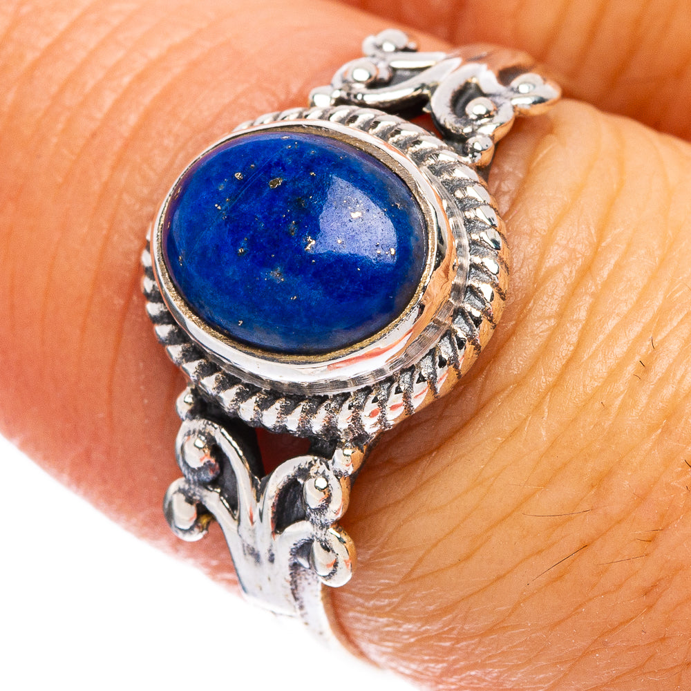 Lapis Lazuli Ring Size 7.75 (925 Sterling Silver) R146843