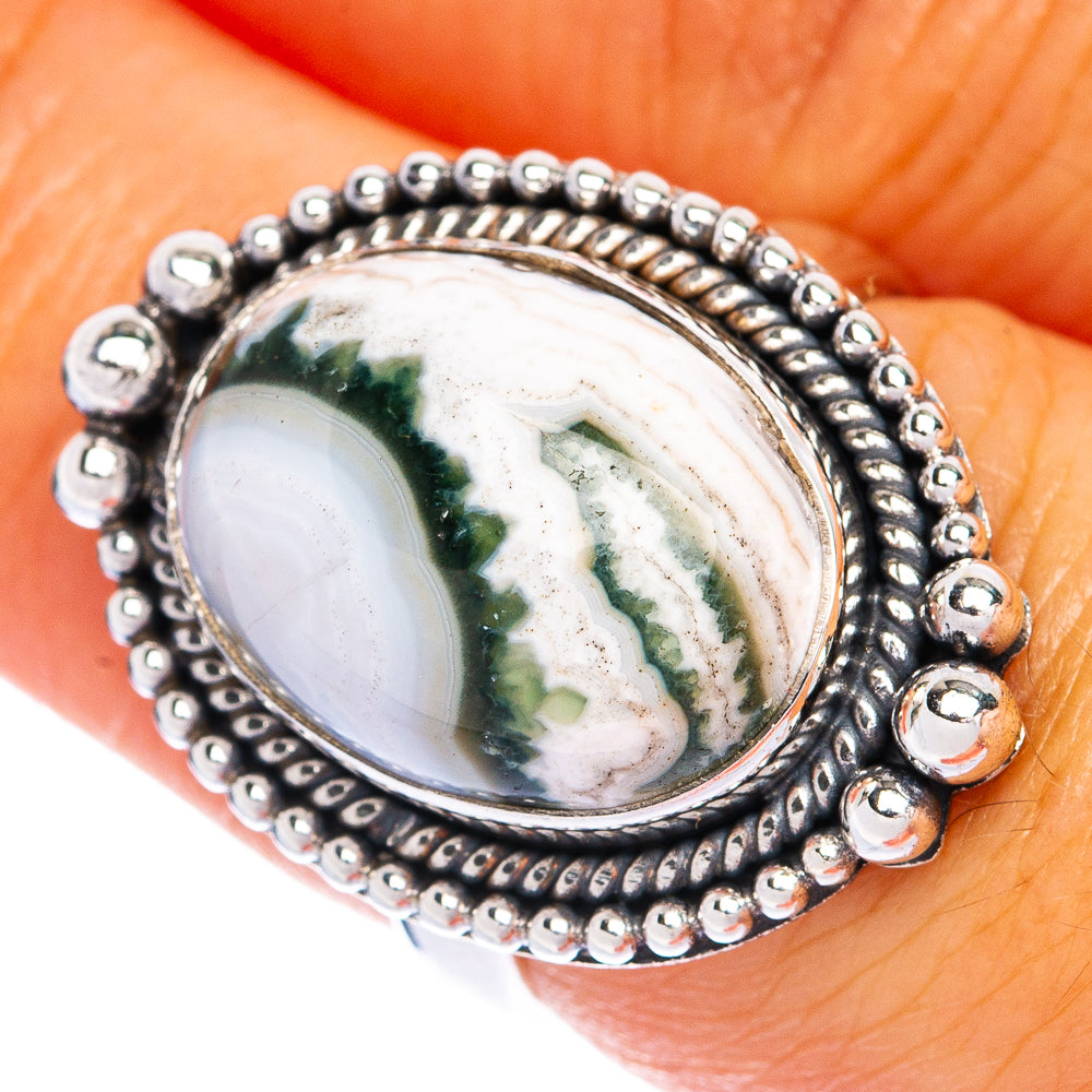 Ocean Jasper Ring Size 7 (925 Sterling Silver) R144475