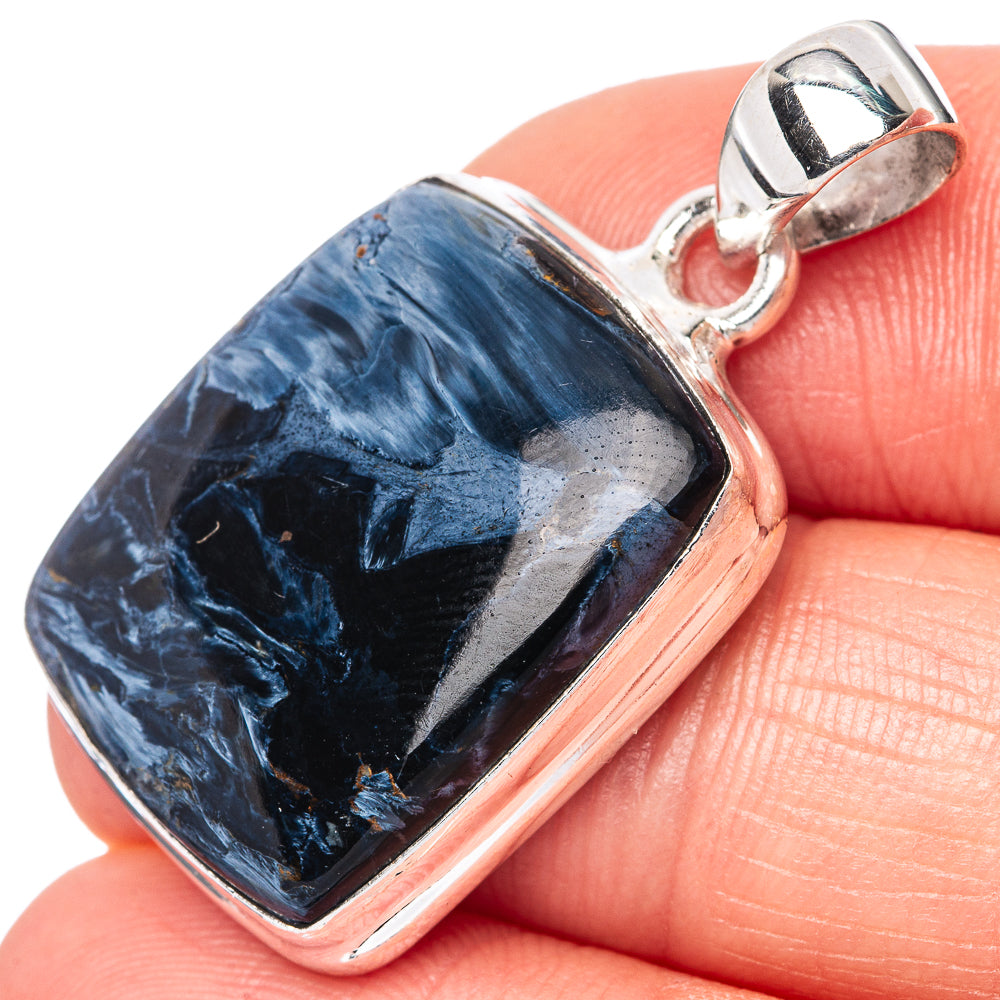 Pietersite Pendant 1 3/8" (925 Sterling Silver) P42799