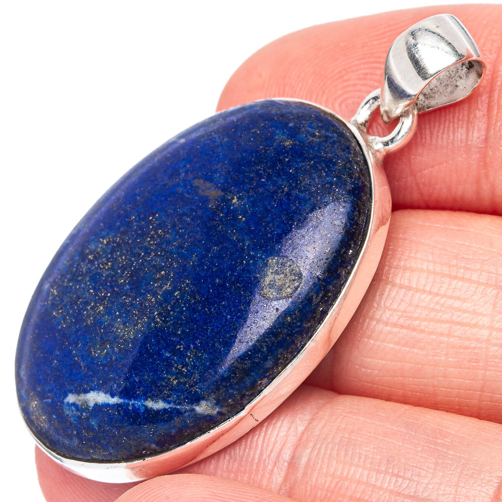 Lapis Lazuli Pendant 1 5/8" (925 Sterling Silver) P42165