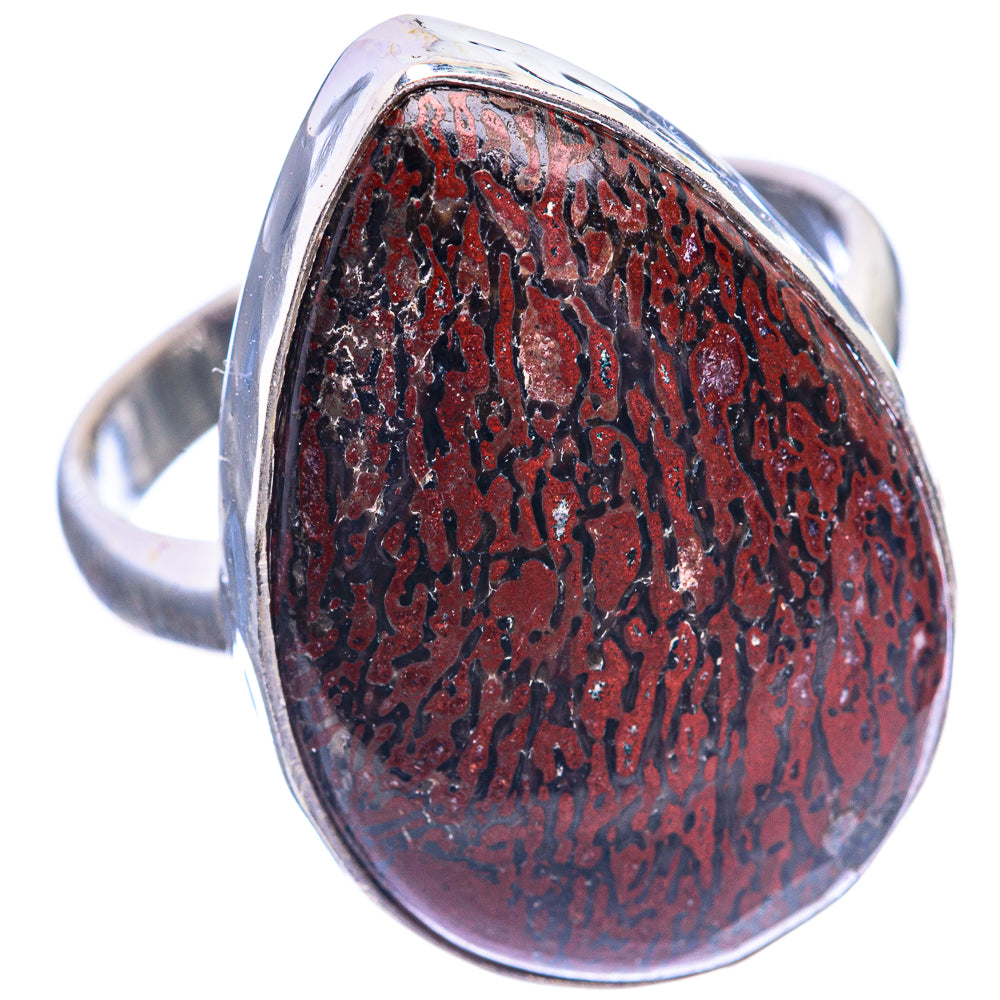 Large Dinosaur Bone Ring Size 12.5 (925 Sterling Silver) R143156