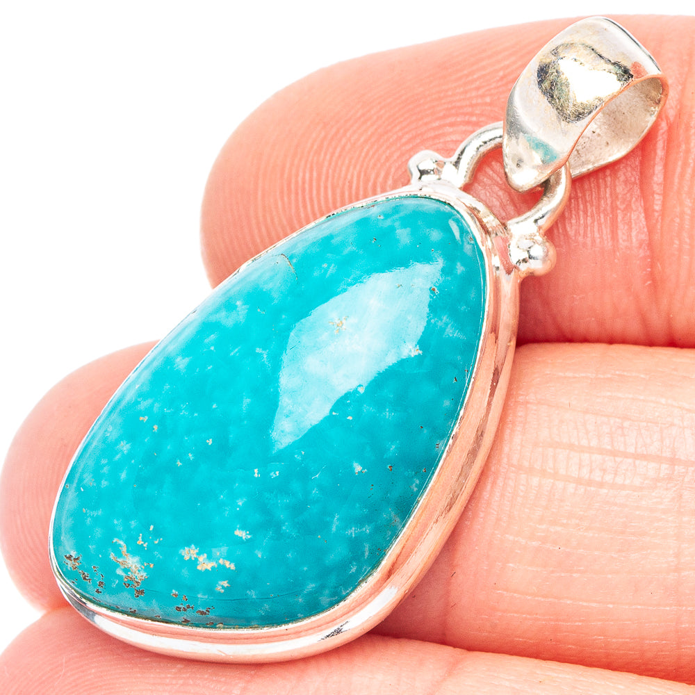 Rare Smithsonite Pendant 1 3/8" (925 Sterling Silver) P43981