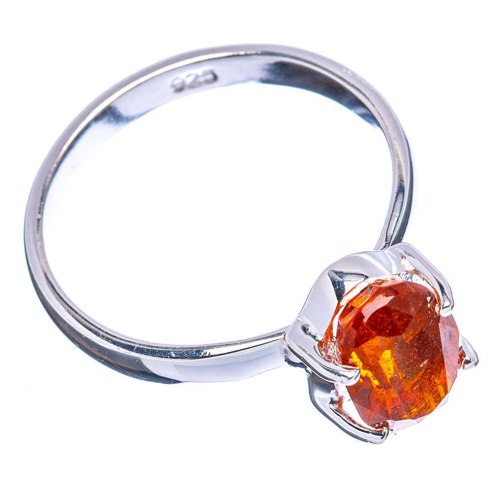 Orange Kyanite Ring Size 7 (.925 Sterling Silver)