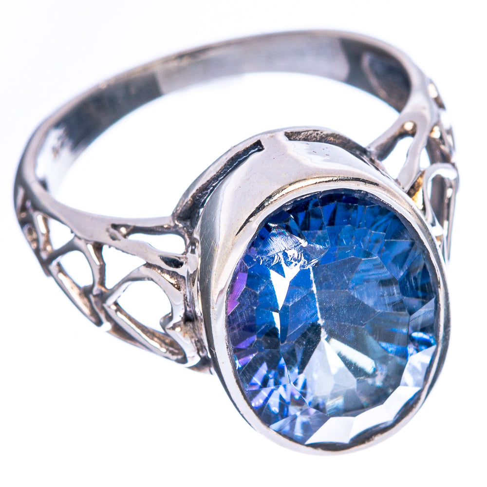 Blue Mystic Topaz Ring Size 7.5 (925 Sterling Silver) R2383