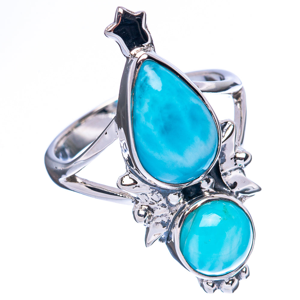 Asc Premium Larimar Ring Size 6.75 (925 Sterling Silver) R3442