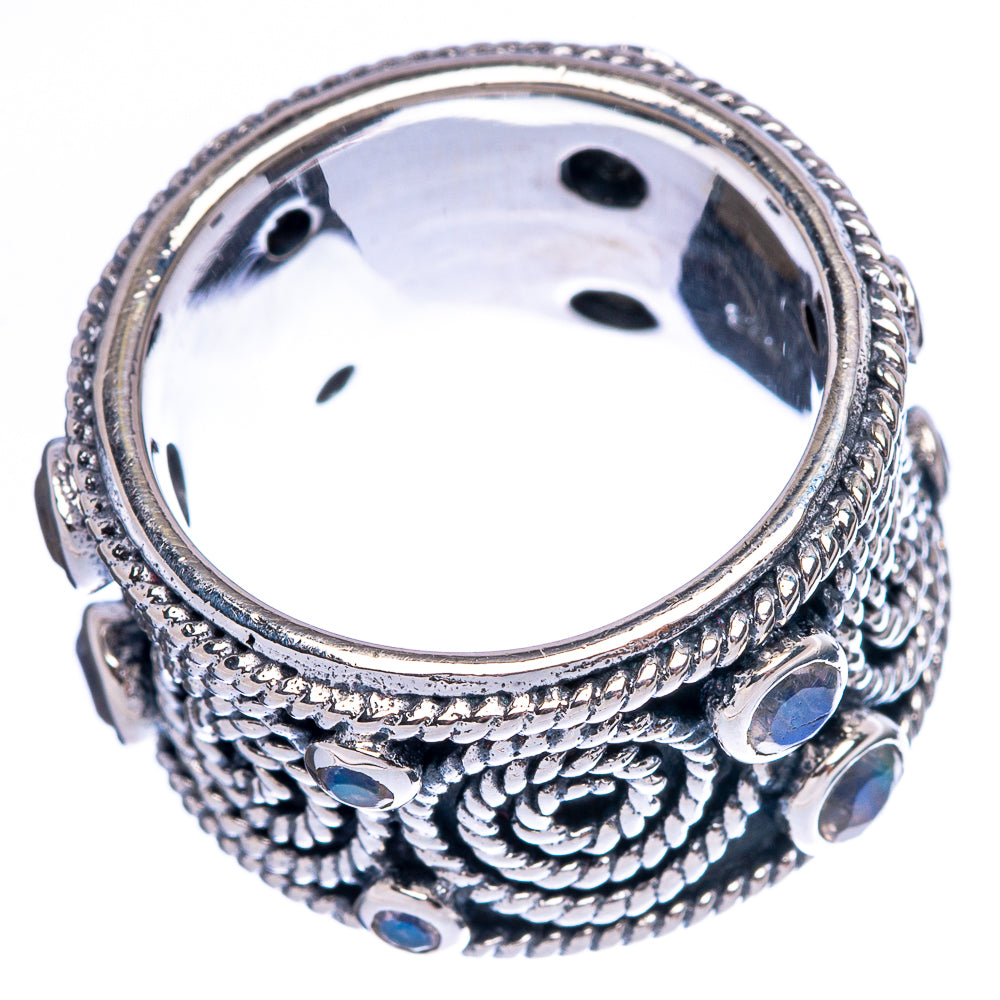 Rainbow Moonstone Ring Size 6 (925 Sterling Silver) R145960