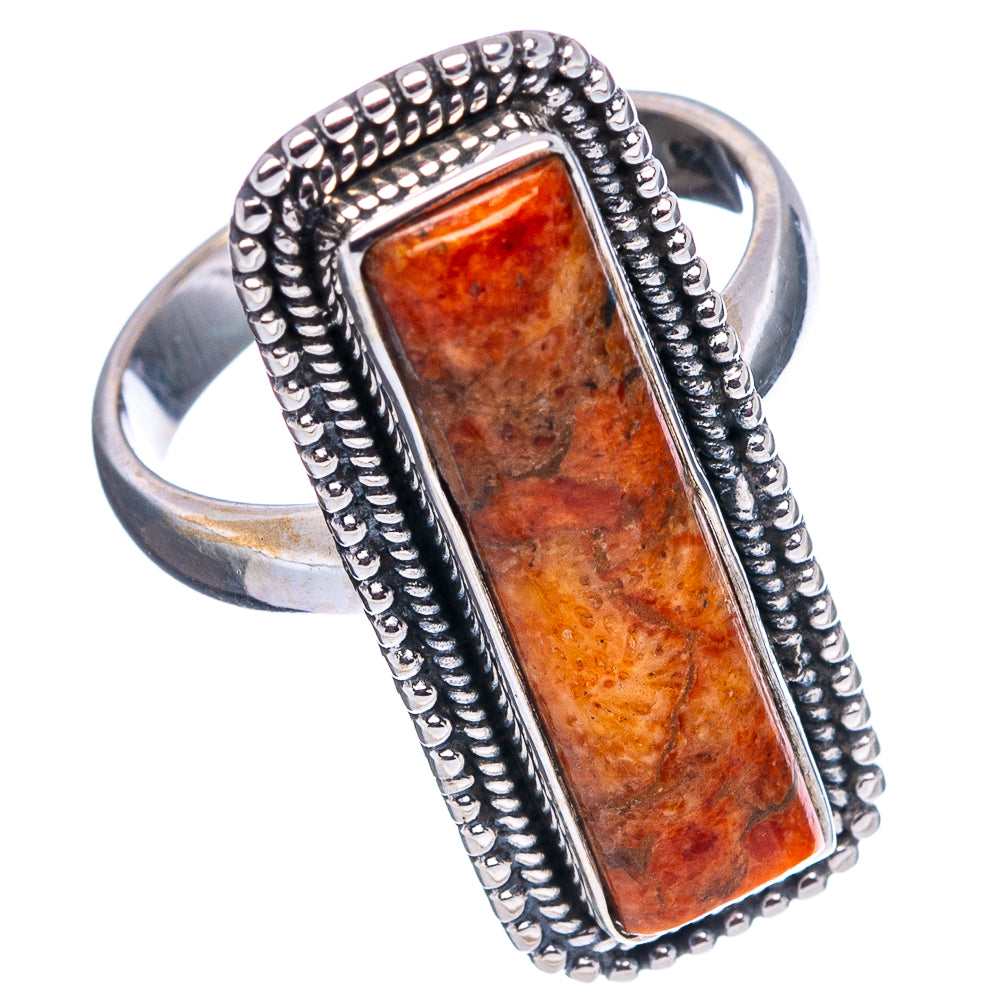 Sponge Coral Ring Size 7.5 (.925 Sterling Silver)