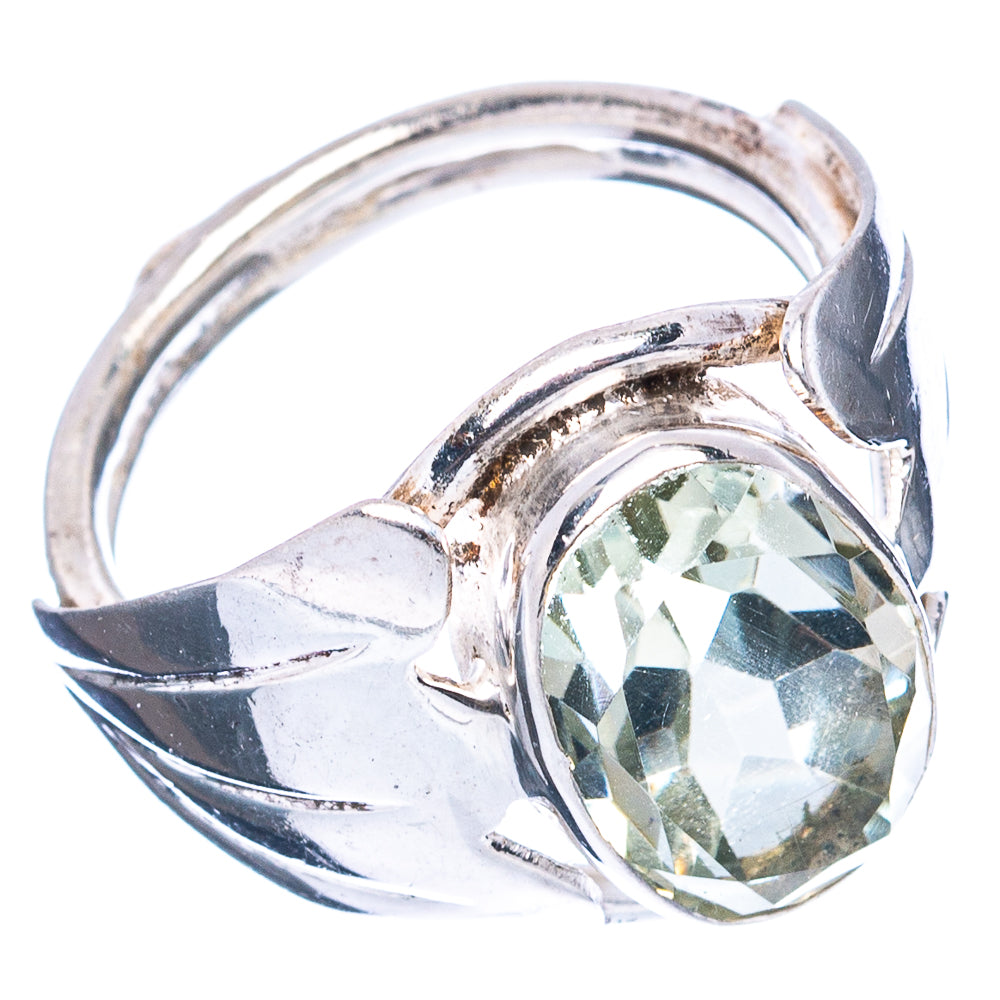 (Classic Series) Smoky Quartz Ring Size 4 (.925 Sterling Silver)
