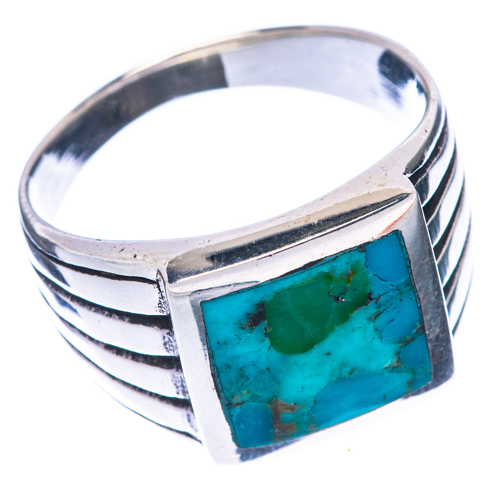 Rare Arizona Turquoise Ring Size 8.5 (925 Sterling Silver) R1564