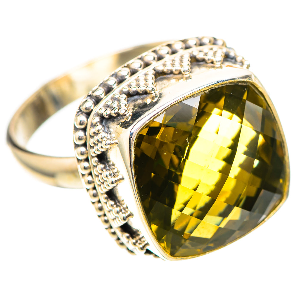 Faceted Citrine Ring Size 9 (925 Sterling Silver) RING139149