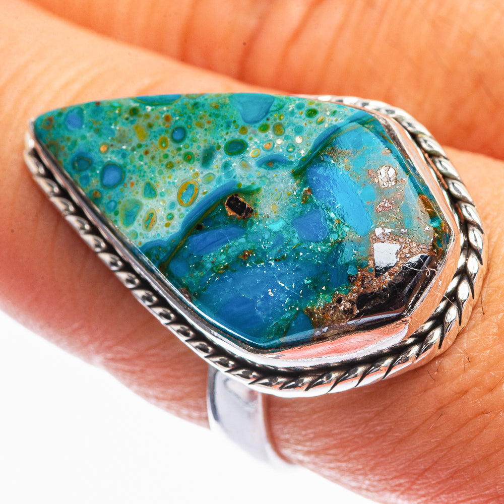 Peruvian Opal Ring Size 8 (925 Sterling Silver) R142002