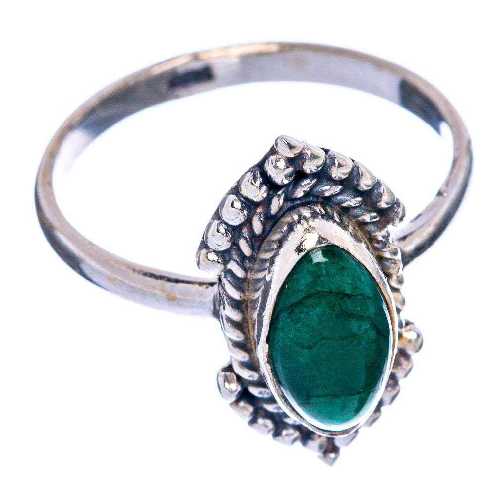 Malachite Dainty Ring Size 6 (925 Sterling Silver) R145424