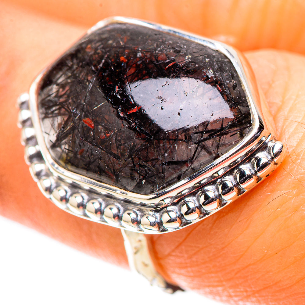 Premium Tourmalinated Quartz Ring Size 7 (925 Sterling Silver) RING138060