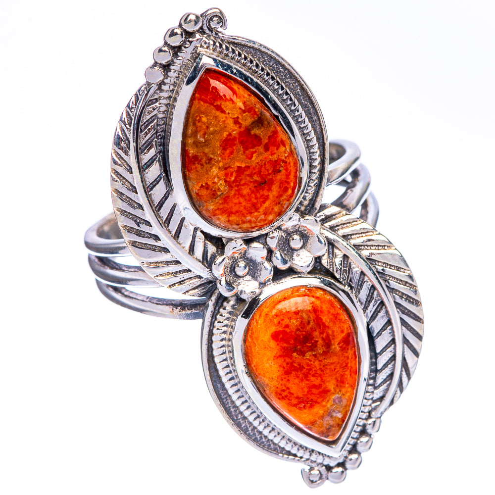 Large Sponge Coral Ring Size 9 (925 Sterling Silver) R147242