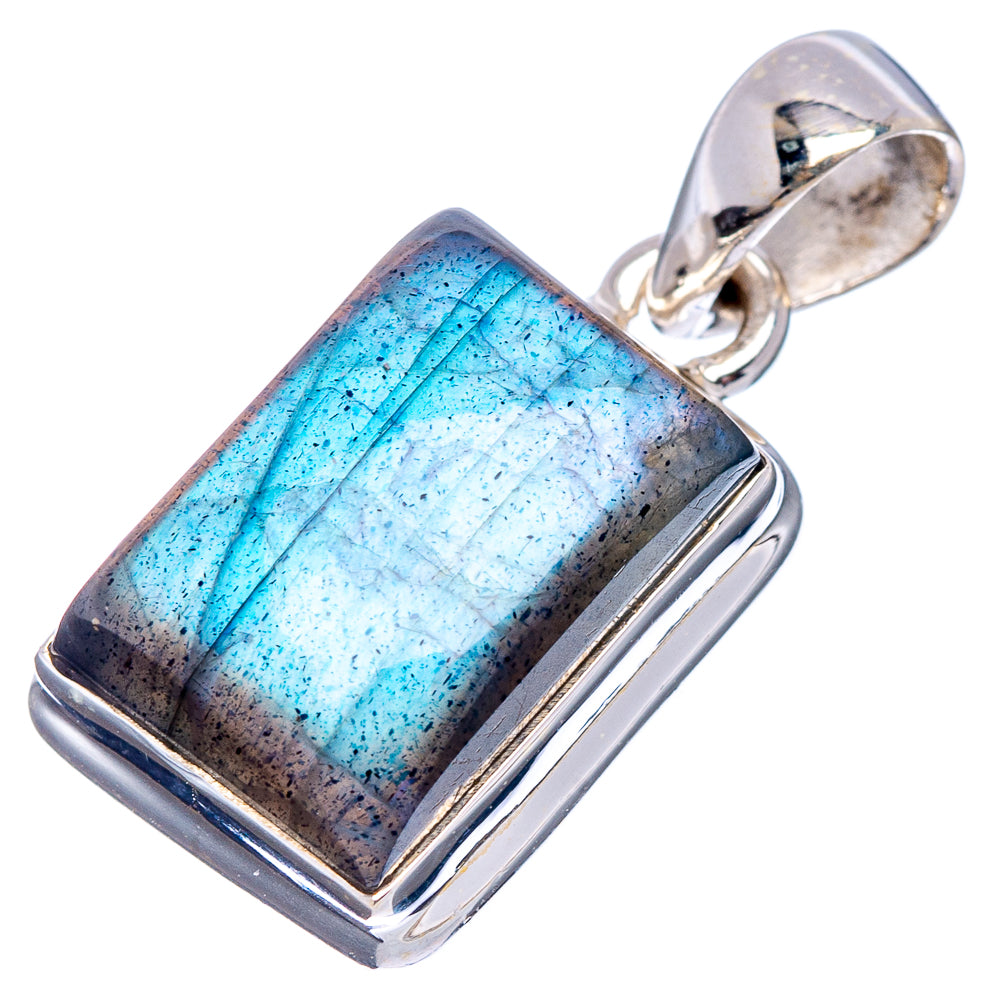 Labradorite Pendant 1" (.925 Sterling Silver)