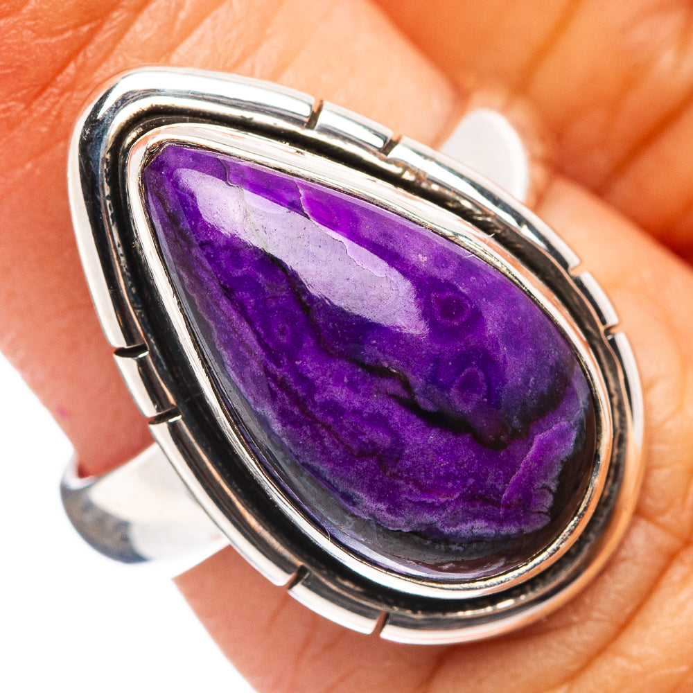Premium Sugilite Ring Size 6 (.925 Sterling Silver)