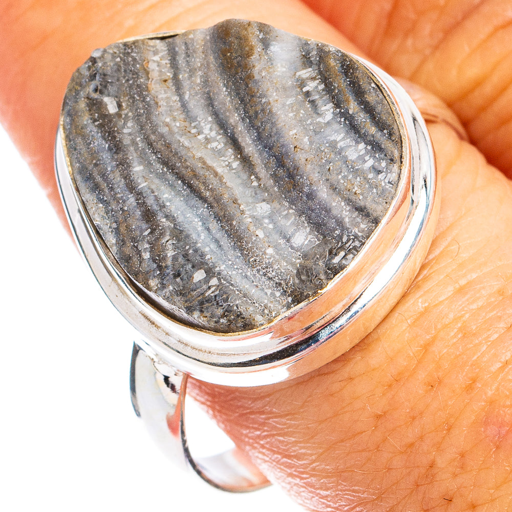 Desert Rose Druzy Ring Size 11 (925 Sterling Silver) R8403
