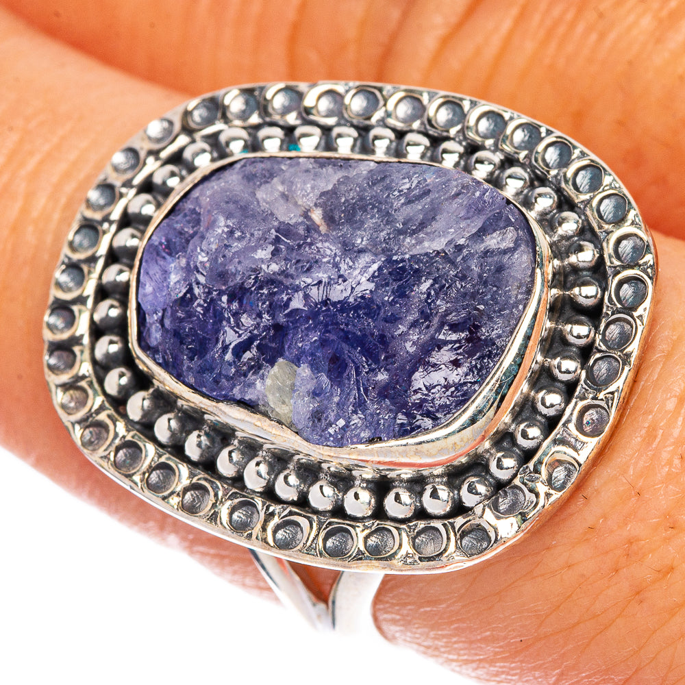 Raw Tanzanite Ring Size 8 (925 Sterling Silver) R1278