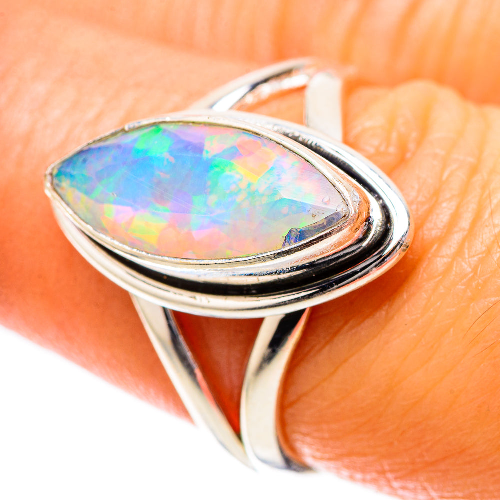 Ethiopian Opal Ring Size 7.5 (925 Sterling Silver) RING137884
