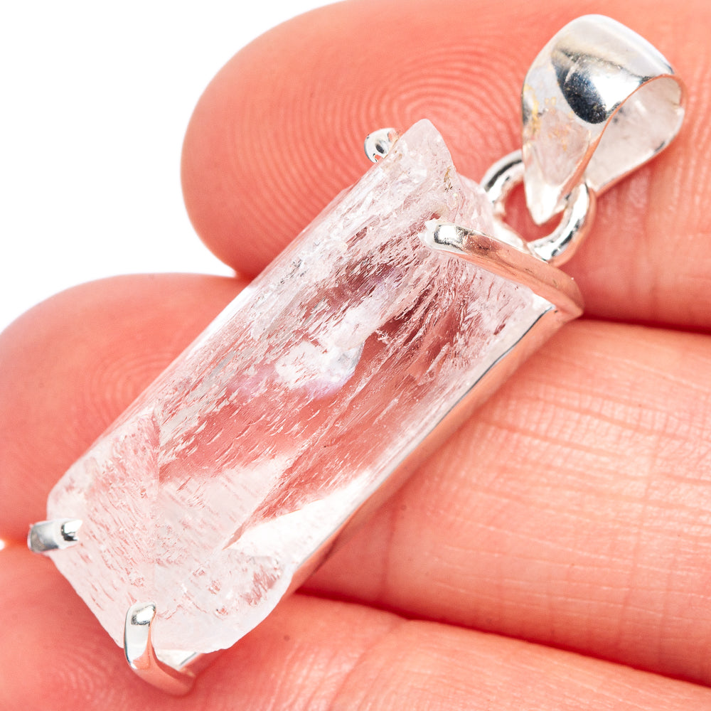Rare Danburite Pendant 1 3/8" (925 Sterling Silver) P41556