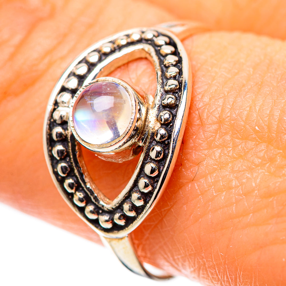 Rainbow Moonstone 925 Sterling Silver Ring Size 9.25 (925 Sterling Silver) RING139594