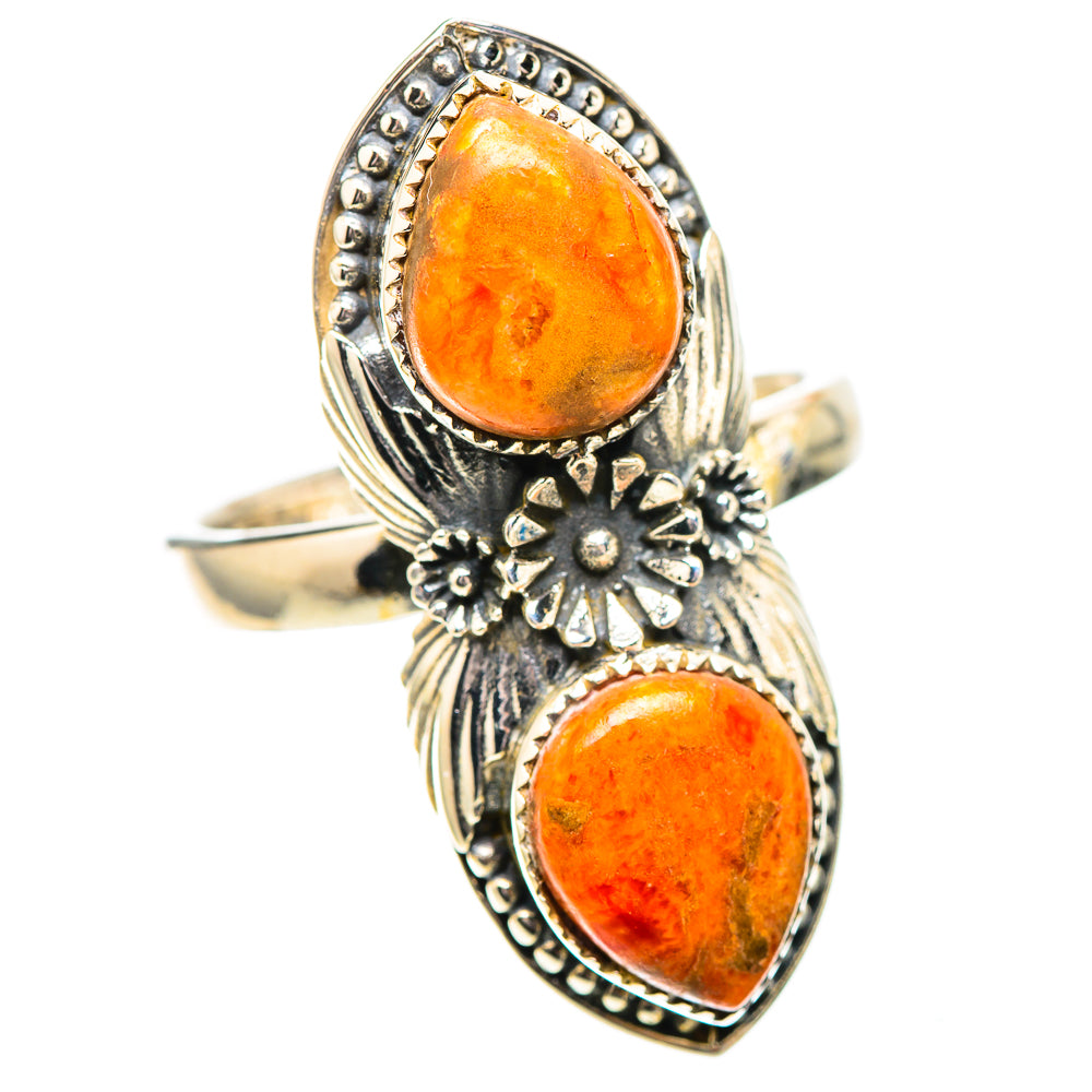 Sponge Coral 925 Sterling Silver Ring Size 8.5 (925 Sterling Silver) RING139458
