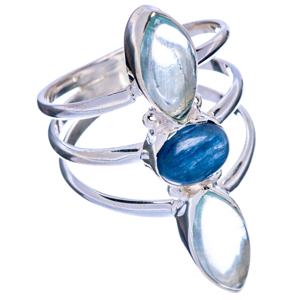 Kyanite, Aquamarine Ring Size 8.25 (925 Sterling Silver) R144390
